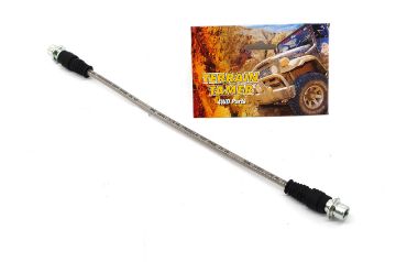 BRAIDED BRAKE HOSE REAR CENTRE NO.1 PLUS 60MM