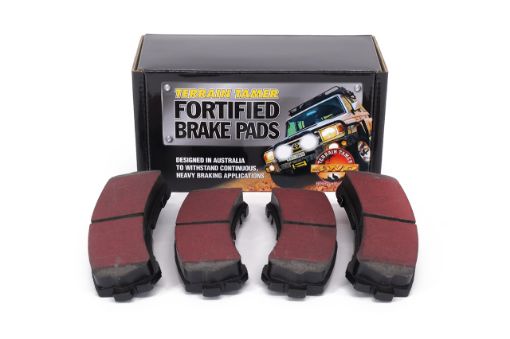 TT FORTIFIED BRAKE PADS REAR GU PATROL TB48E 4.8L PETROL