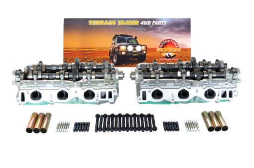 CYLINDER HEADS COMPLETE WITH CAMSHAFT 5VZFE V6 3.4L