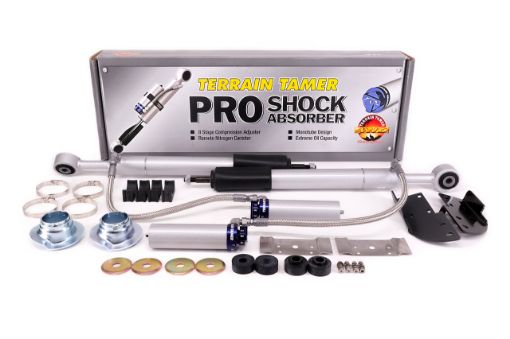 SHOCK ABSORBER FRT  PAIR REMOTE RES 8 STAGE ADJUST 40MM LIFT