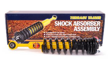 COIL OVER SHOCK ASSY PAIR RAISED 40MM TO 100KG WITH BULL BAR