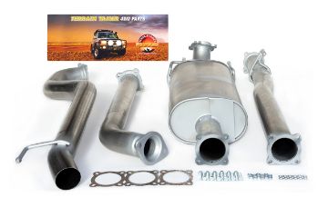HI FLOW DPF BACK EXHAUST KIT 409 STAINLESS STEEL