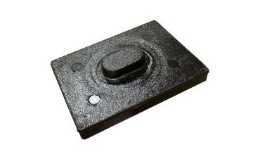 PAD BONDED RUBBER PARABOLIC SPRING