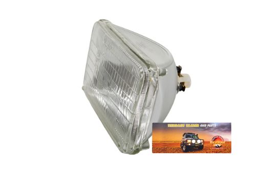 HEADLAMP SEALED BEAM HIGH/LOW 12V 60/40W RECTANGLE 165 X 100