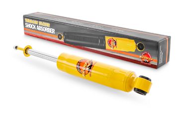 SHOCK ABSORBER REAR  LEFT HAND RAISED EXPANDED BODY