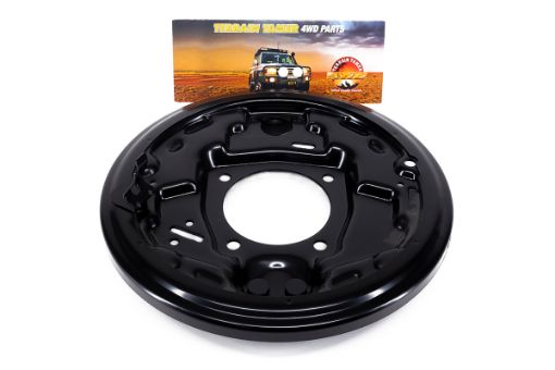 BACKING PLATE REAR L/H SUITS DRUM BRAKES