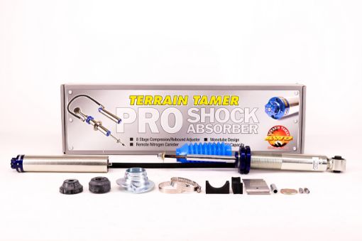 SHOCK ABSORBER FRT MONOTUBE WITH REMOTE RESERVOIR 40MM LIFT