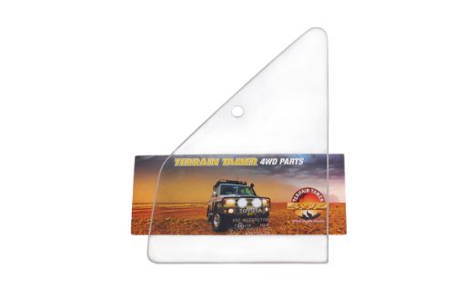 GLASS VENT WINDOW L/H BLUE 4MM THICK