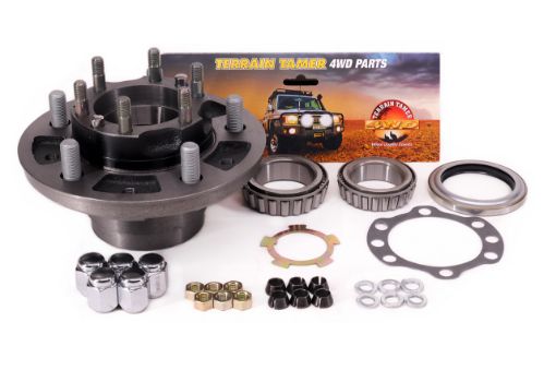 HUB ASSEMBLY COMPLETE WITH STUDS FITTED AND BEARING CUP