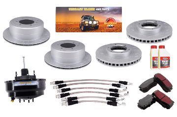 TT FORTIFIED BRAKE UPGRADE KIT NON ABS 4 BOLT MASTER CYL