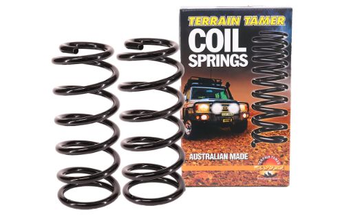 COILS FRONT RAISED 40MM TO 100KG WITH BULL BAR SWB-LWB