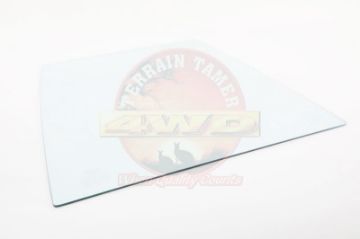 GLASS BACK DOOR L/H GREEN T=3.5