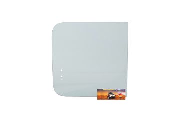 GLASS SIDE WINDOW REAR L/H SUITS SLIDE WINDOW GREEN T=4.0