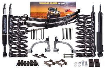 SUSP.KIT INC FORTIFIED SHOCKS SPRINGS PINS BUSHES U-BOLTS