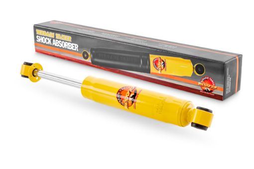 SHOCK ABSORBER REAR  RIGHT HAND RAISED EXPANDED BODY