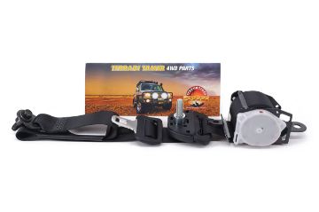 BELT ASSY REAR SEAT 3 POINT TYPE OUTER RH BLACK TRIM DCB