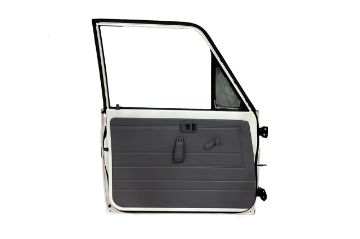 COMPLETE L/H DOOR PAINTED/RUBBERS/WINDOW/TRIM/ACC SINGLE CAB