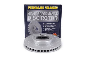 T/T DIMPLED & SLOTTED ROTOR FRONT