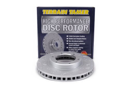 T/T DIMPLED & SLOTTED ROTOR FRONT