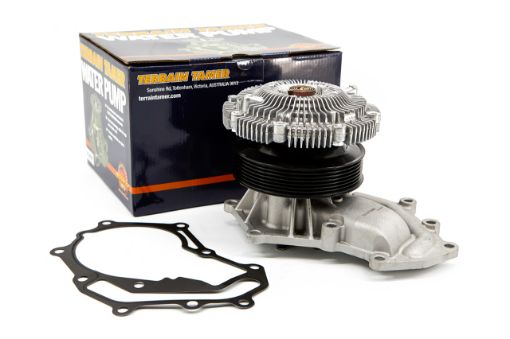 WATER PUMP ZD30DTI & VISC. COUPLING TT W/O COMMON RAIL INJ.