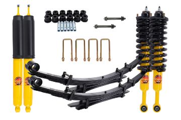 SUSP.KIT INC STRUT ASSY SHOCKS SPRINGS PINS U-BOLTS BUSHES