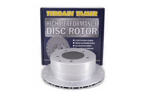 T/T DIMPLED & SLOTTED DISC ROTOR REAR