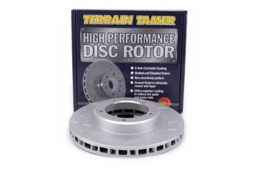 T/T DIMPLED & SLOTTED DISC ROTOR FRONT