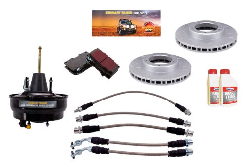 TT FORTIFIED BRAKE UPGRADE KIT DRUM REAR SUITS ABS W/O VSC