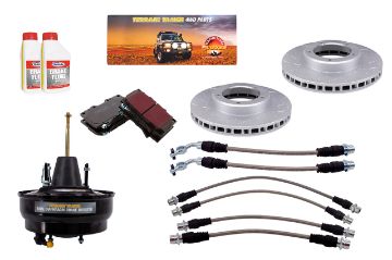 TT FORTIFIED BRAKE UPGRADE KIT DRUM REAR SUITS ABS W/O VSC