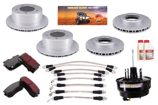TT FORTIFIED BRAKE UPGRADE KIT DISC REAR +ABS GDJ7# SERIES