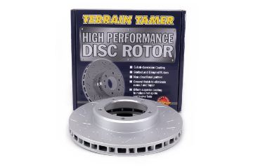 T/T DIMPLED & SLOTTED DISC ROTOR FRONT