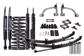 SUSP.KIT INC FORTIFIED SHOCKS SPRINGS PINS BUSHES U-BOLTS