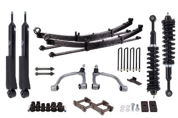 SUSP.KIT INC FORTIFIED STRUT ASSY SHOCKS SPRINGS PINS BUSHES