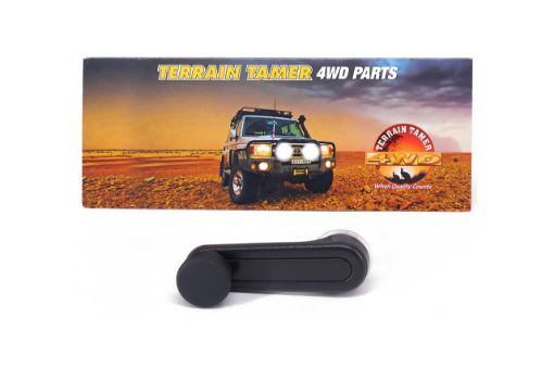 HANDLE ASSY FRONT DOOR WINDOW REGULATOR DARK GREY TRIM