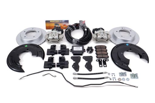REAR DRUM TO DISC CONVERSION KIT INC+BACKING PLATES+PIPES