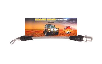 Braided Brake Hose Rear R/H Suits Disc Brake