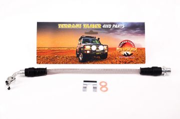 Braided Brake Hose Front L/H Or R/H Non Abs
