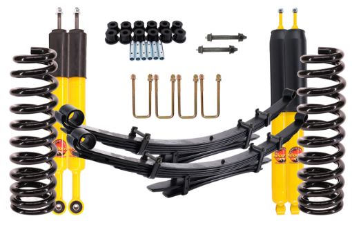 Suspension Kit Inc.Shocks Springs Bushes Pins U-Bolts