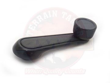 Handle Front Door Window Regulator Black