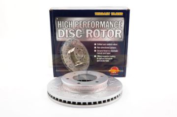 T/T Dimpled & Slotted Rotor Front