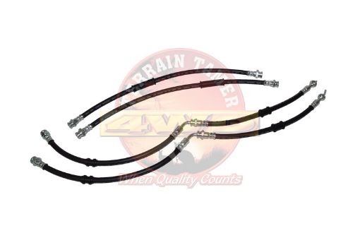 Hose Kit Brake Front And Rear 50Mm Longer Than Original