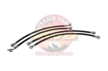 Hose Kit Brake Front And Rear 50Mm Longer Than Original