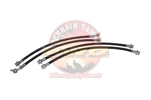 Hose Kit Brake Front And Rear 50Mm Longer Than Original