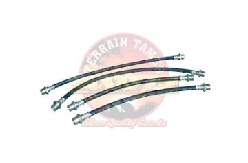 Hose Kit Brake Front And Rear 50Mm Longer Suits With Vsc
