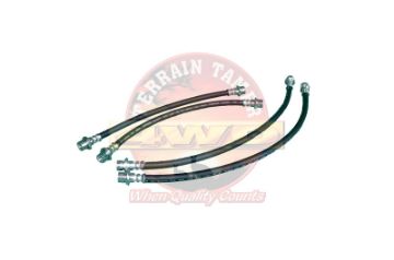 Hose Kit Brake Front And Rear 50Mm Longer Than Original