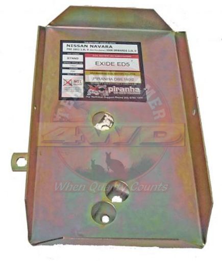 Battery Tray 2.7L Diesel Without Snorkel & Pre Cleaner