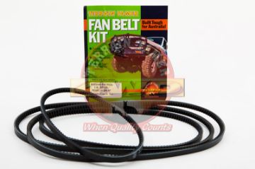 Fan Belt Kit Fan Power Steering & A/C Patrol Gq Rd28t