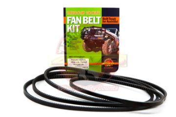 Fan Belt Kit Fan Power Steering & A/C Rd28t/Ti 2.8L Diesel