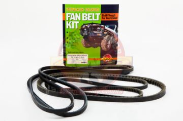 Fan Belt Kit Fan Power Steering & A/C 4Jb1t 2.8L Diesel 97-