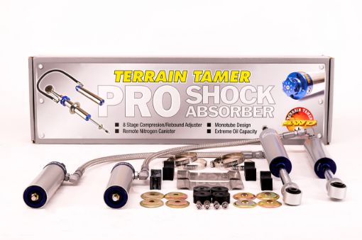 Shock Absorber Frt Pair Remote Res 8 Stage Adjust 40Mm Lift
